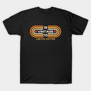 Vintage 1970 | Retro Video Game Style T-Shirt